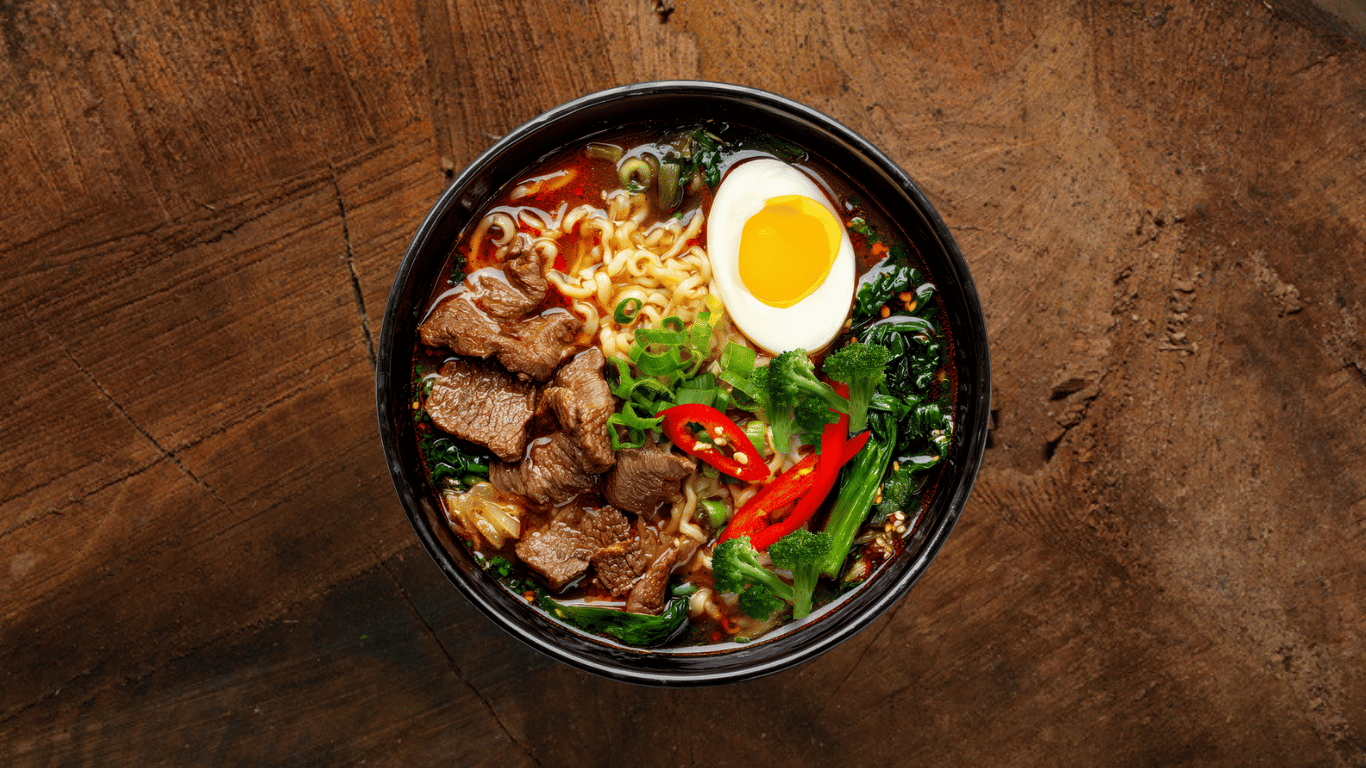 Beef and Broccoli Ramen Noodles