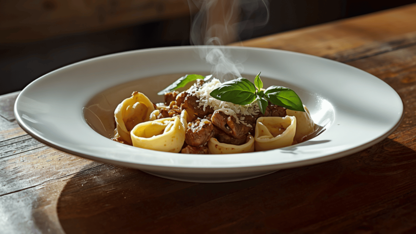 Creamy Tuscan Steak & Tortellini
