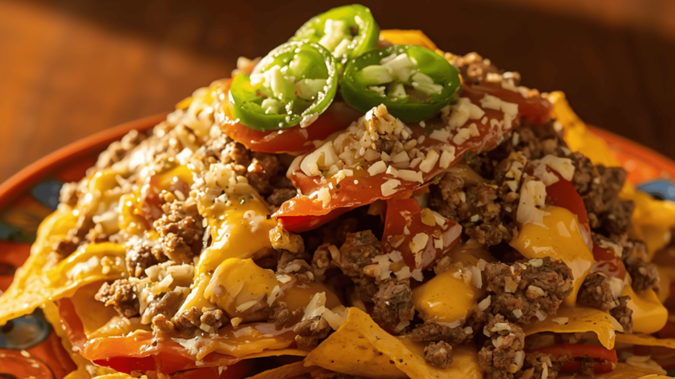 Bell Pepper Nachos in the Air Fryer